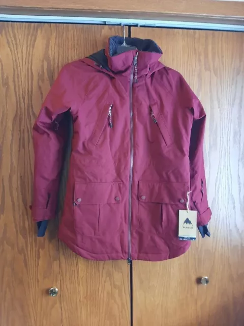 NEW ! Burton Women Prowess SKi/ Snowboard Jacket Mulled Berry SizeS New With Tag