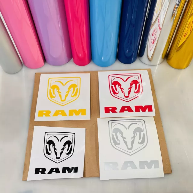 Ram Truck Vinyl Decal Many Sizes & Colors Avail FREE Ship Buy 2 Get 1 FREE