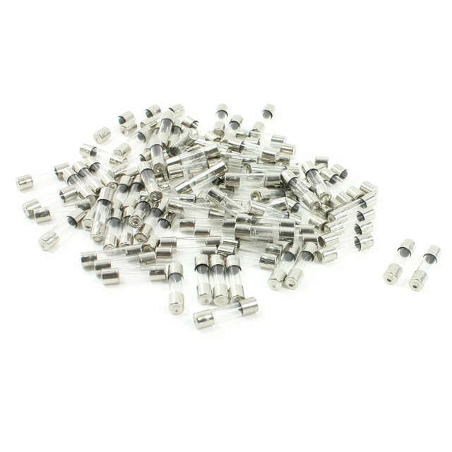 Lot de 100 250 volts 3 Amp rapide Blow type de tube en verre Fusible 5 x 20mm