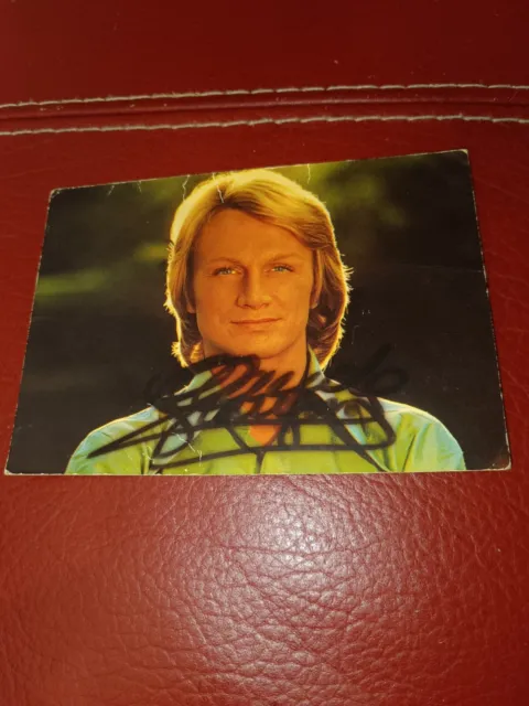 Carte Postale Avec Autographe Claude François