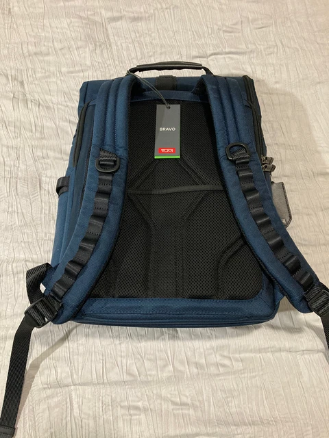 TUMI ALPHA BRAVO Logistics Flap Backpack NAVY Brand New With Tags 3