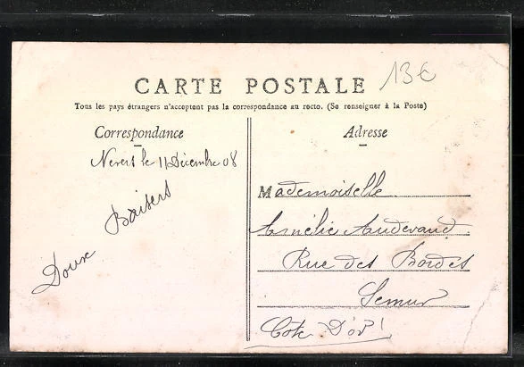 CPA Pougues-les-Eaux, Villa de la Mangeai 1908 2