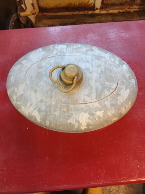 Ancienne lessiveuse en zinc galvanisé | Selency