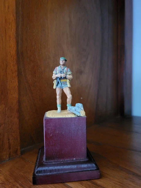 Figurine Le Cimier Desvaux De St Maurice 1815 - 54mm/1/32 - Plomb Peint - France