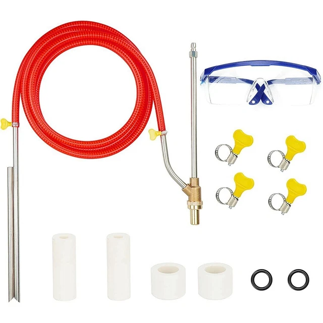 ``Pressure Washer Sandblasting Kit, Wet Sandblaster Attachment, 5000 PSI, 1/4