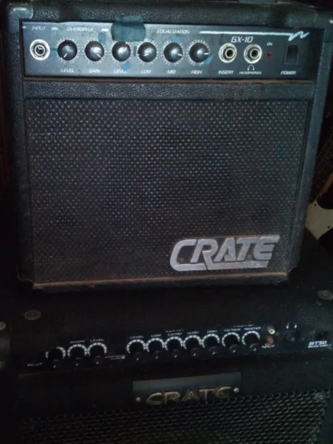 Amplificador Combo de Guitarra Crate GX10 10 vatios 6" principios de la década de 2000 (FUNCIONA) ver descripción