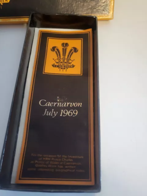 Rare case Caernarvon Wales 1969 BRASS LEATHER Welsh Bottle Opener Prince Charles 3