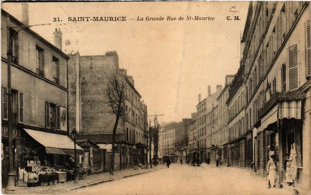 CPA St-MAURICE - La Grande Rue de St-MAURICE (519677)