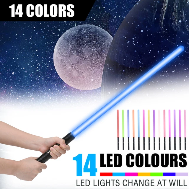 Stars Wars Lightsaber Replica, Rechargeable FX Dueling Light Saber, Metal Hilt