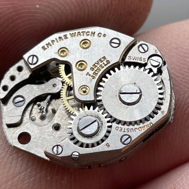 VINTAGE EMPIRE MONTRE Co. 7 Jewels Suisse Unadjusted Mouvement EUR 14 82 PicClick FR