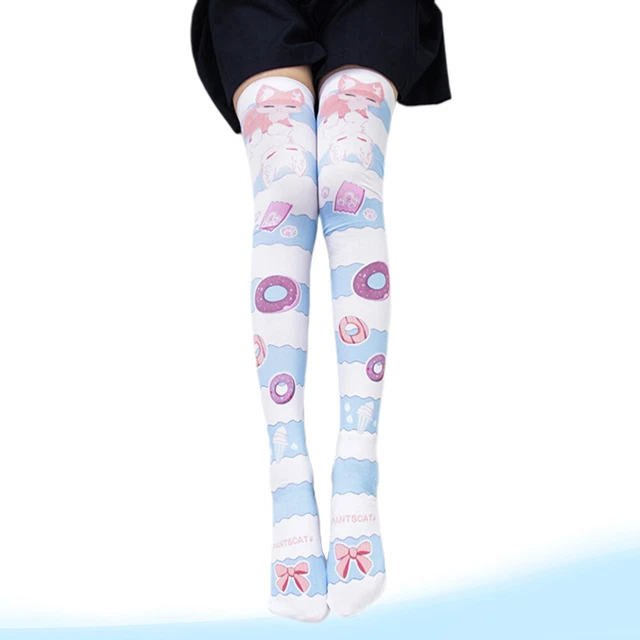 Calze coscia Cosplay Ragazza Bambina Bambina Cotone Polpaccio Stivali