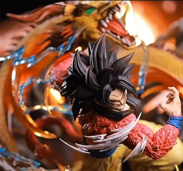 FIGURA DE DRAGON Ball GT Son Goku Super Saiyan 4 Estatuilla 43cm ...