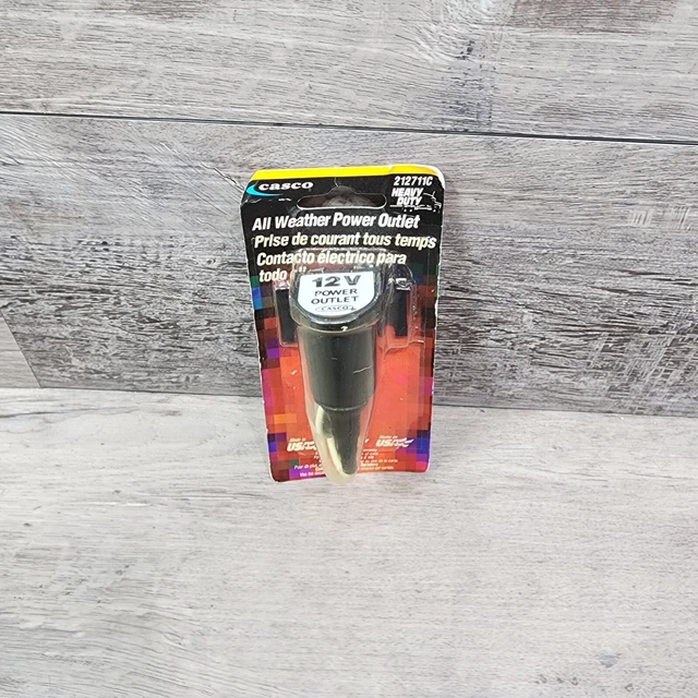 NEW CASCO ALL Weather Power Outlet. Rv, Boat,camper,van,car,truck