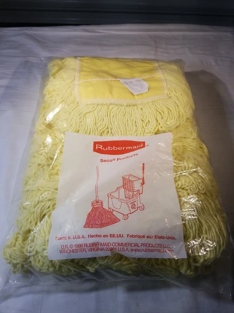 Rubbermaid Commercial 36 Inch Cotton Dust Mop Head in Package