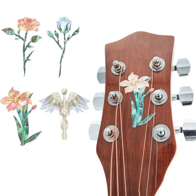Guitare Headstock Decal-Sticker Diy-Guitars Accessoires Guitare Col PVC Sticker