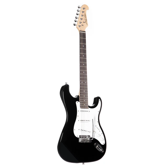 J & D E-Gitarre im ST-Stil mit massiven Korpus, Ahorn-Hals, Single Coil Tonabneh