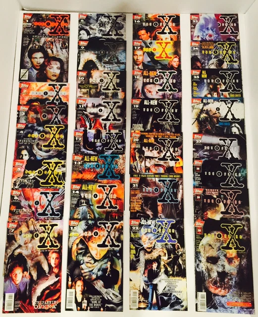70 X-Files Topps #0,1-36 Complete Run + Idw Season 10 ,11 + 1 Shots / Minis