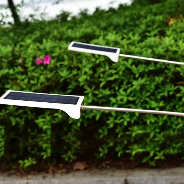 Solar Powered Wall Light Human Body Sensor 56LED W/Remote Control W/Pole SD