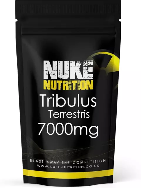 Nuke Nutrition Tribulus Terrestris 7000Mg | 60.120,180 Capsules|