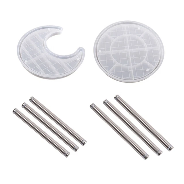 2 Resin Tray Mold Jewelry Storage Box Silicone Mold for DIY Home Decors