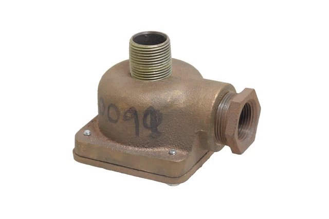 Clemco 03371 Diaphragm Outlet Valve, Complete. 1", Bronze, 15Tlr3371