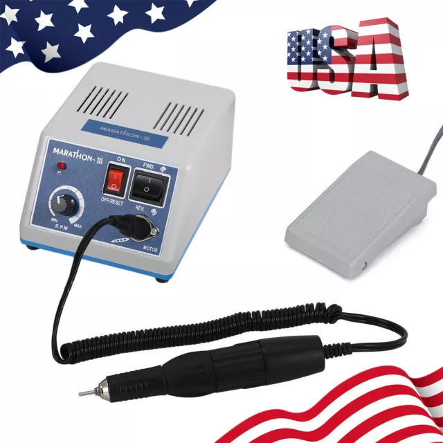 Dental Lab Marathon Electric Micromotor Polishing Unit + 35K rpm Motor Handpiece 2