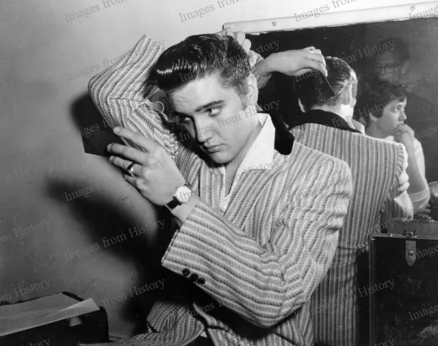 8x10 Print Elvis Presley at the Oakland Auditorium 1956 #OAK