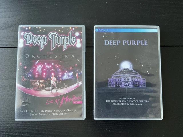 DEEP PURPLE*DVD X 2*Live At Montreux*Concert*London Symphony £5.45