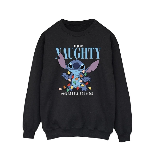 DISNEY SWEAT LILO STITCH NAUGHTY NICE Homme EUR 28 03 PicClick FR