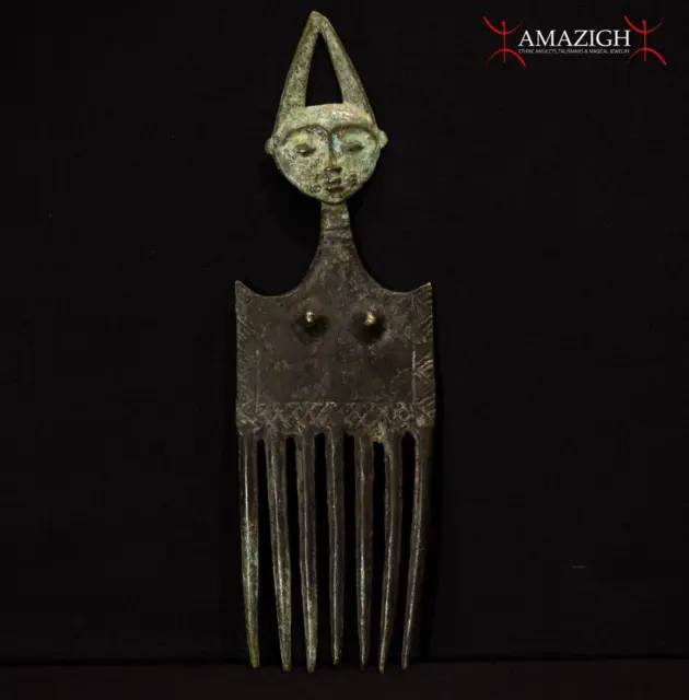 Beautiful Metal Agni-Akan Comb – Cote d'Ivoire