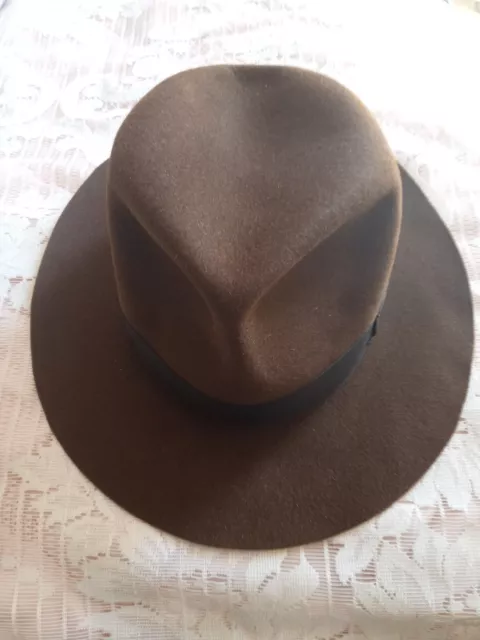 Real New Last Crusade Indiana Jones Hat By Tognarelli Vintage Fedoras