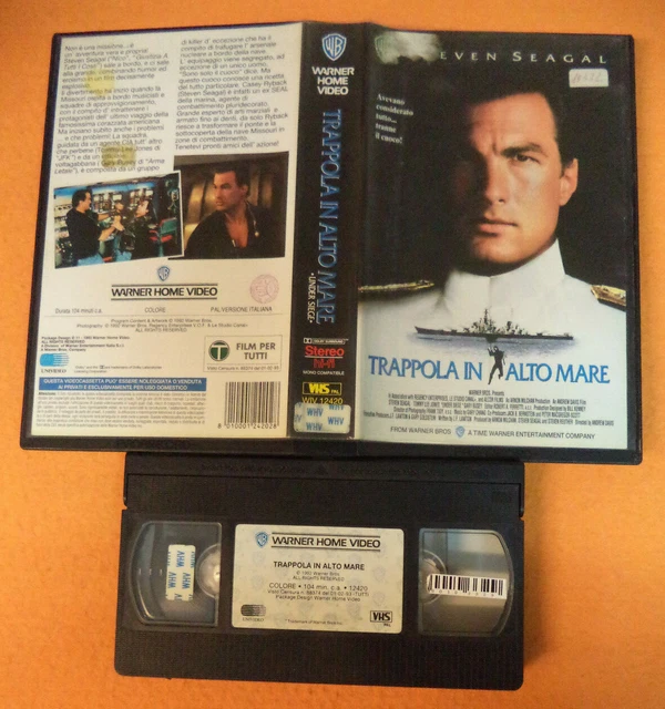 VHS FILM TRAPPOLA IN ALTO MARE Steven Seagal 1993 WARNER WIV 12420 (F50) no dvd 3.28 PicClick