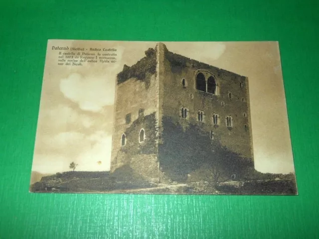 Cartolina Paternò ( Catania ) - Antico Castello 1930 ca.