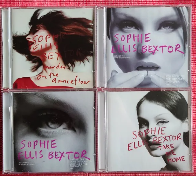 Sophie Ellis Bextor 4 CD Single Set Murder Dancefloor Take Me Home Get Over You