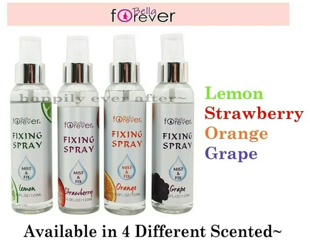 Bella Forever Fixing Spray - Fresco aroma a uva, spray fijador de maquillaje 3