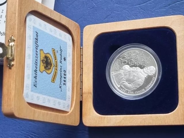 Coin Austria Republik Österreich 100 Schilling 1998 Kronprinz Rudolf