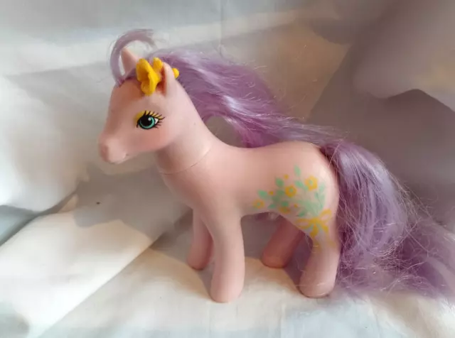 My Little Pony G1 Sweetheart Sister Ponies - Spring Song with earring