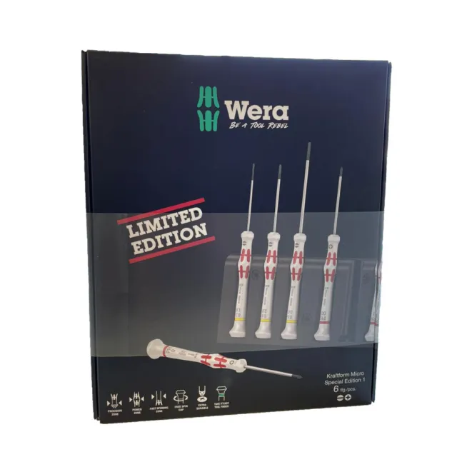 WERA Precision Screwdriver Set Japan Limited Edition With Stand