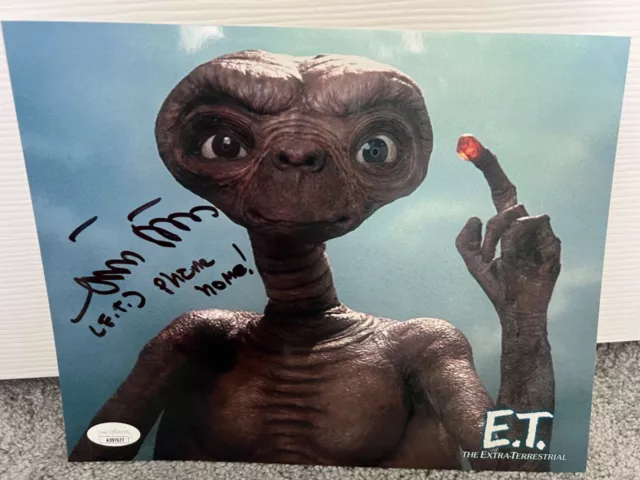 Matthew De Meritt signed JSA COA 8x10 ET Extra Terrestrial Steven Spielberg bas