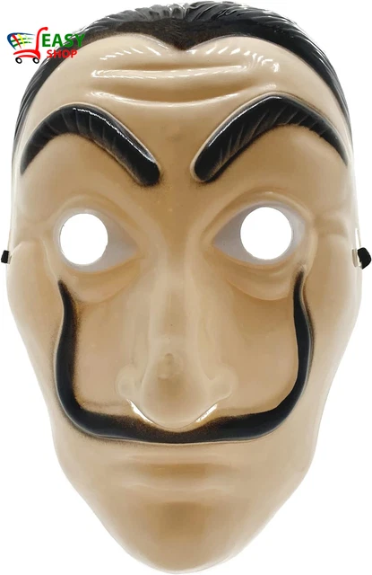 Maschera Casa Di Carta, Maschera Salvador Dalì, La Casa Di Carta, Casa De Papel,