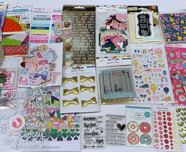 Cardmaking and Scrapbooking Embellishments and Stickers - Bundle C 3