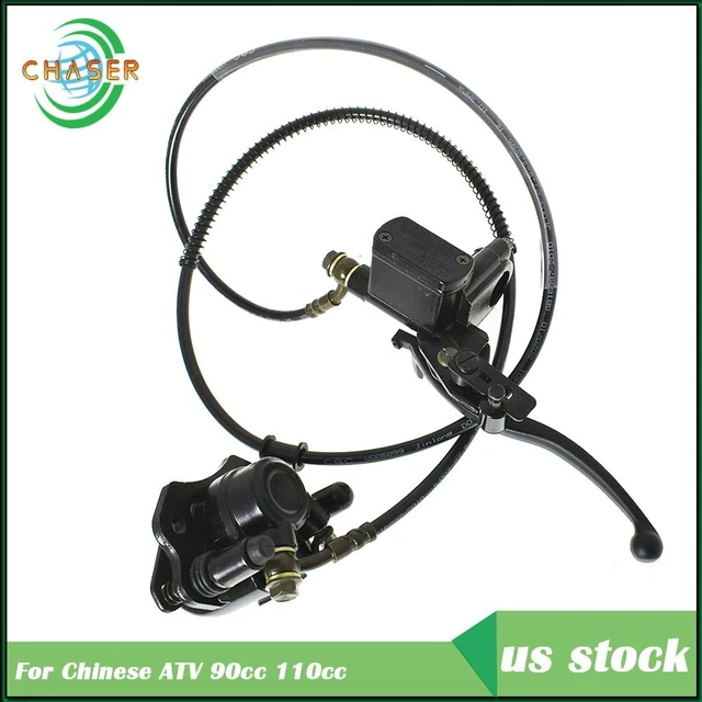 LEFT BRAKE MASTER Cylinder Caliper Assembly ATV Rear 90cc 110cc 125cc