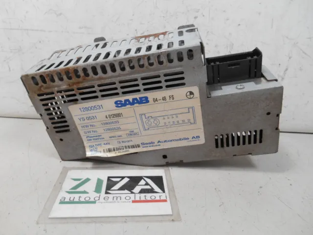 2004 Saab 9-3 II 12800531 HW12800533 SW12800535 Amplifier