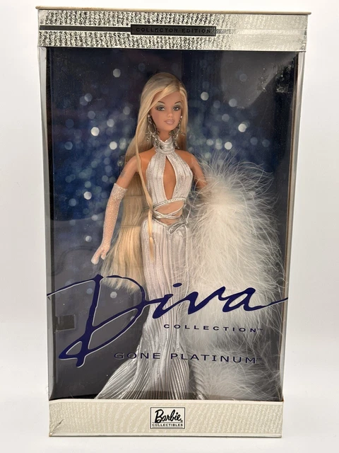 Barbie Diva Collection Gone Platinum Collector Edition NRFB NEW 2001