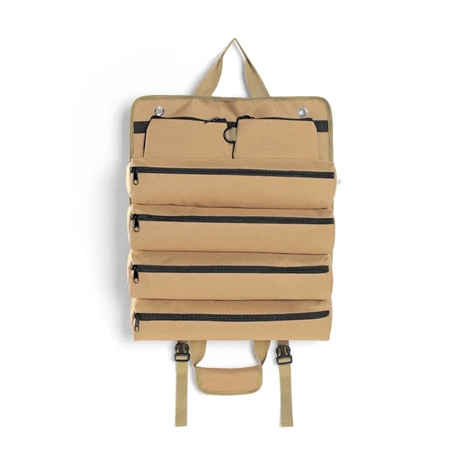 Sac De Rangement Pour Sardines Et Piquets De Tente – Tissu 600D Oxford – Capacité 12-13 Pièces – Compatible 20/30/40 Cm – Noir – Idéal Camping