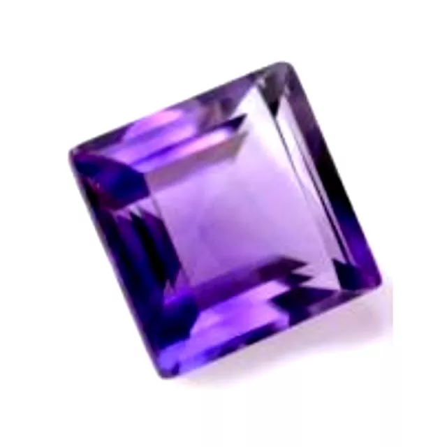 1.75mm x 1.75mm Natural Purple Amethyst Square Princess Cut Gem Gemstone