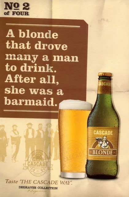 V10366 Australia Avant Card #10366 Cascade Brewery Blonde postcard