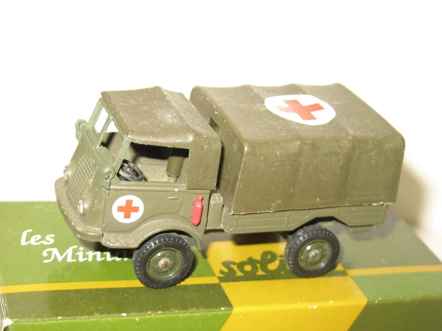 Le camion militaire Renault 4x4 VLRA R2087 en miniature Solido au 1/50e