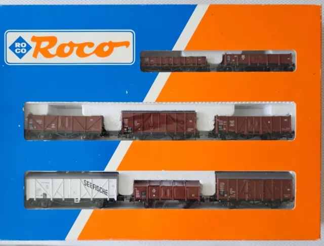 Märklin / Roco H0 44002  8-tlg. Set Güterwagen, DB