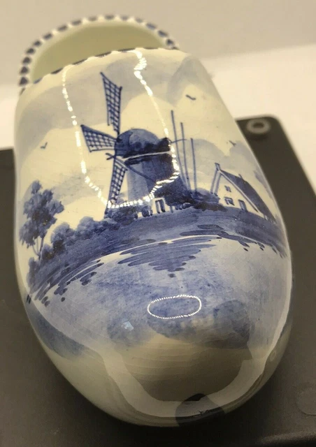 Delft Pottery Shoe Wall Hanging-Dutch Shoe Holland handpainted  #3